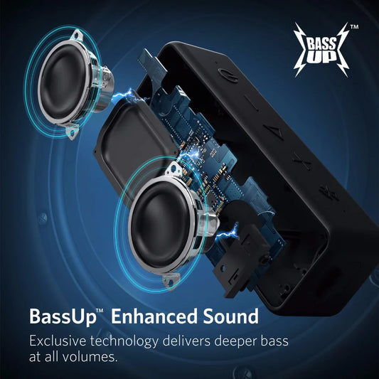 Anker Soundcore 2: Superior Bass, 24H Play, 66ft Range, IPX7 - Ultimate Audio