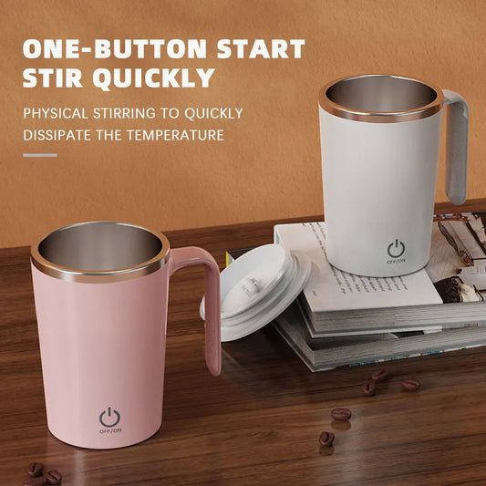 LazyMix Electric Cup: Effortless Stirring for the Perfect Drink