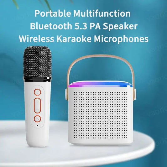 Rock the Mic: Bluetooth Karaoke with HiFi Sound & Dynamic RGB Lights!