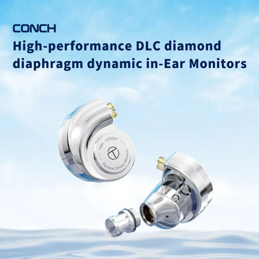 TRN Conch Pro: Diamond Clarity Sound Earphones with Custom Tuning Filters